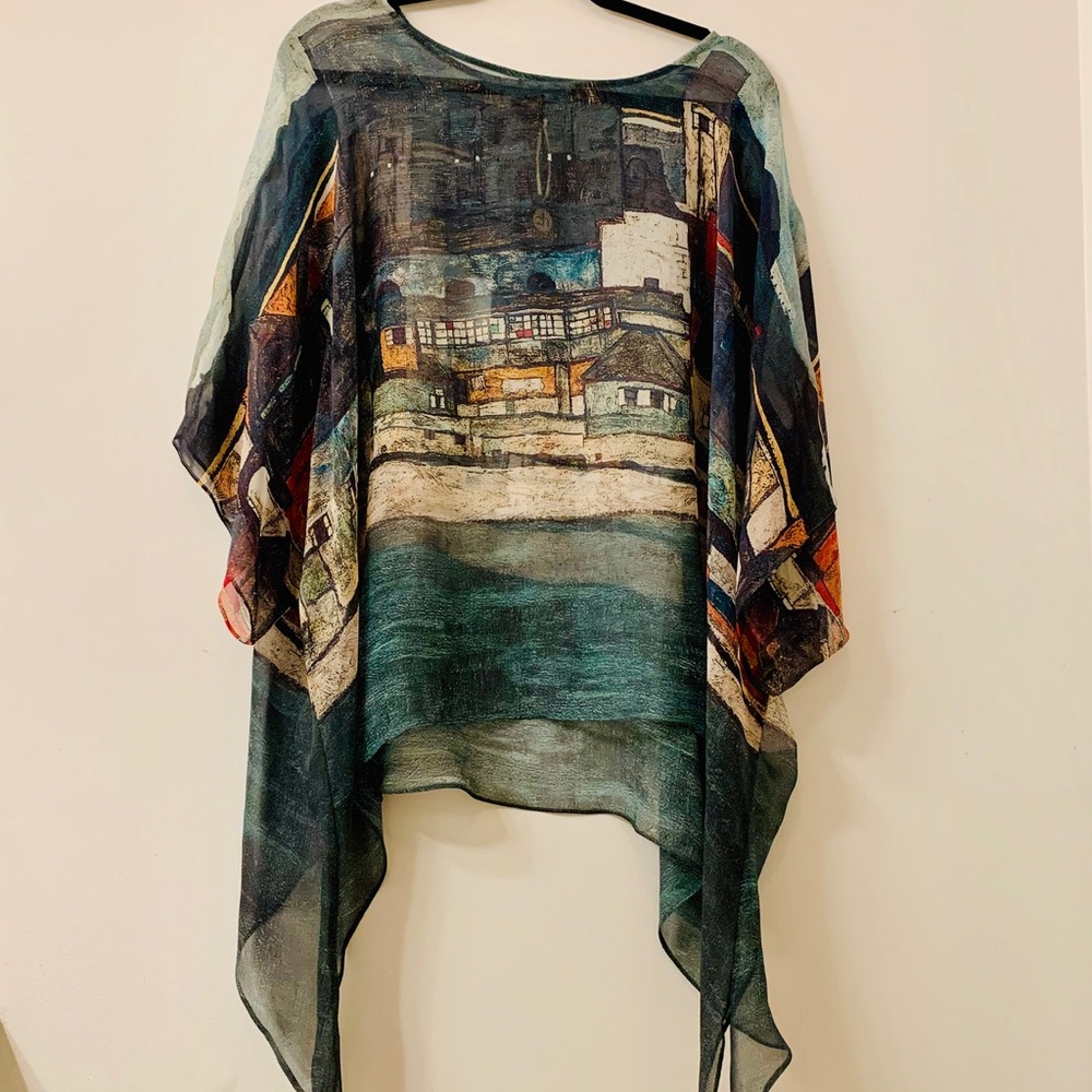 100%silk NWT Cocoon House top